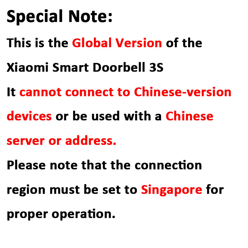 Smart Home Xiaomi Kit - Xiaomi Doorbell 3S Global Version 2K