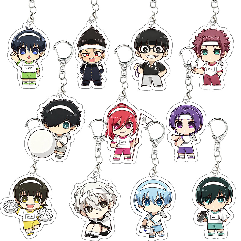 Smart Home Key - Campus Sports Blue Lock Acrylic Keychain