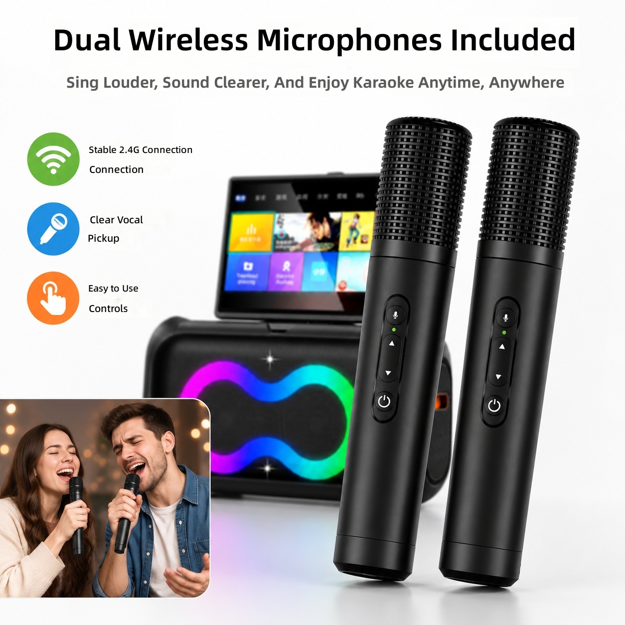 Smart Home Theater - OEM/ODM K55 Portable Karaoke Machine 13.3inch