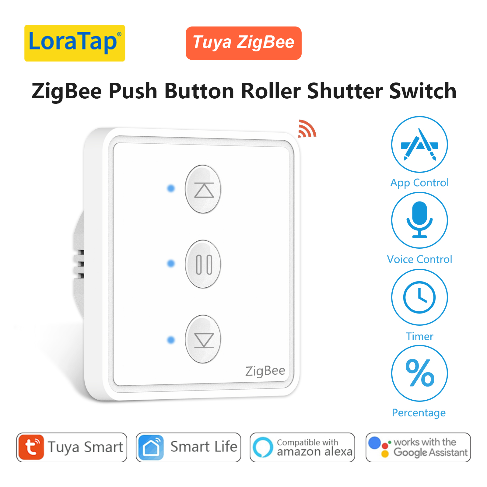 Smart Home Z Wave - LoraTap Tuya Smart Life ZigBee Curtain