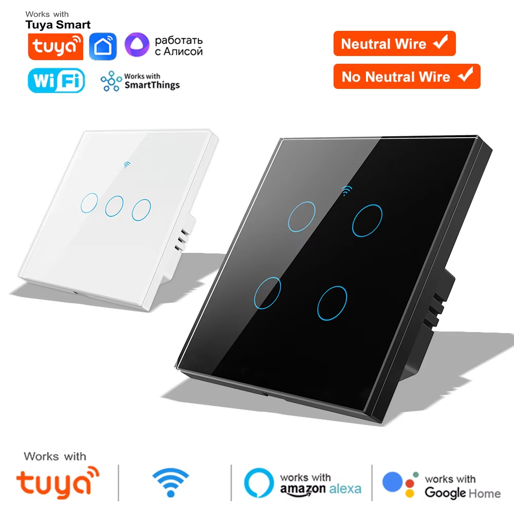 Tuya Smart Switch - WiFi RF 433mhz Touch Wall Light