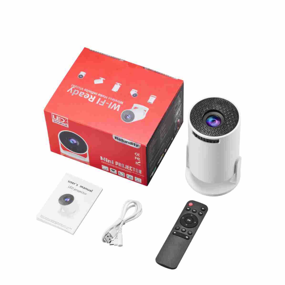Smart Home Theater - NEW Wifi HY300mini 2026 4K Smart