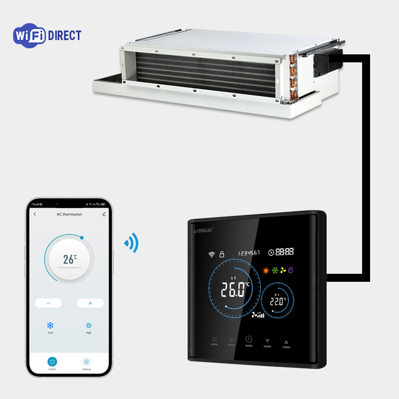 Smart Home Furniture - Smart Fan Coil Thermostat HVAC WiFi