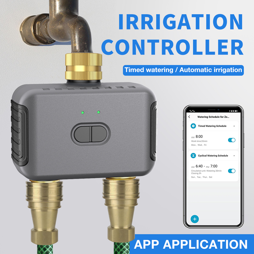 Smart Home For Living - Tuya 2 Zone Watering Timer Garden