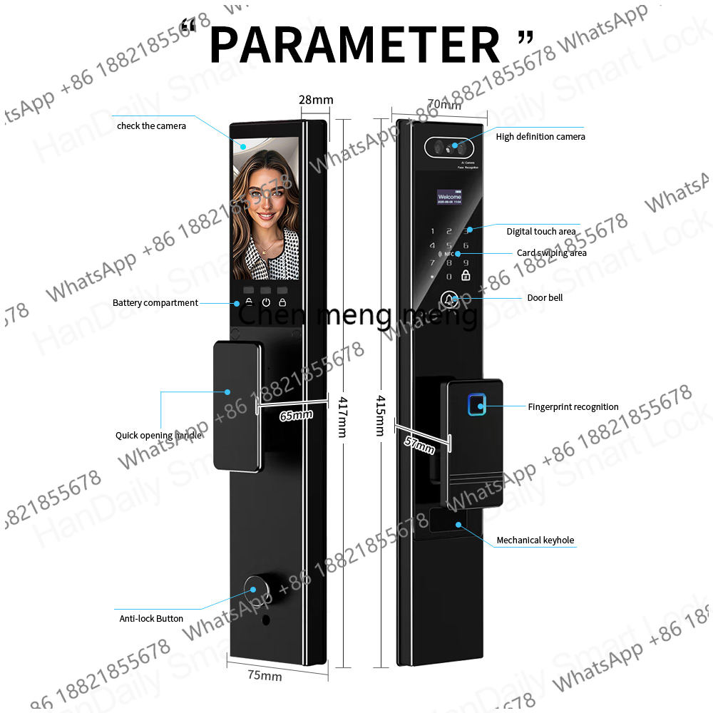 Handaily Fingerprint Video Int - Smart Home Video Doorbell Installation review and price