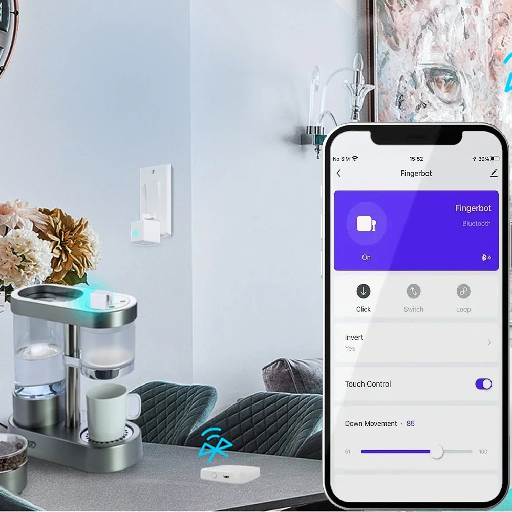Smart ZigBee Fingerbot Wireles - Smart Home Z Wave review and price