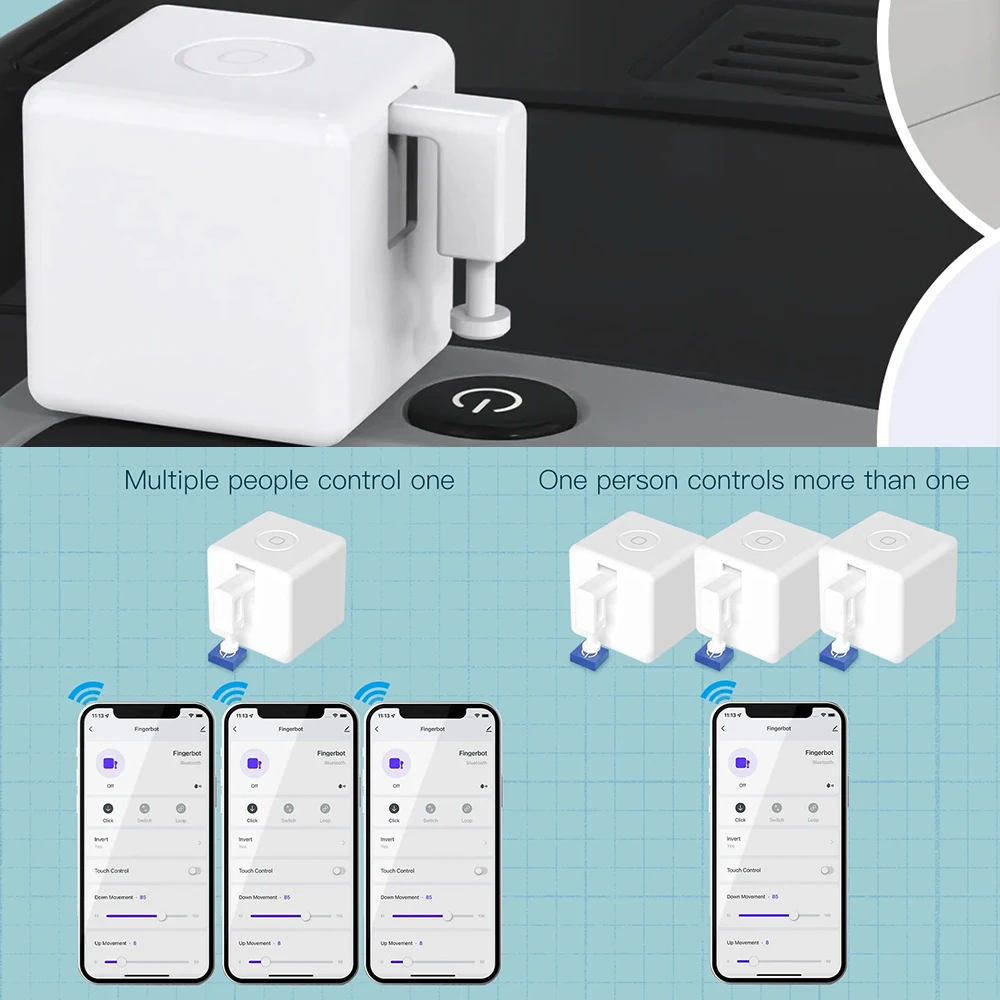 Smart ZigBee Fingerbot Wireles - Smart Home Z Wave review and price