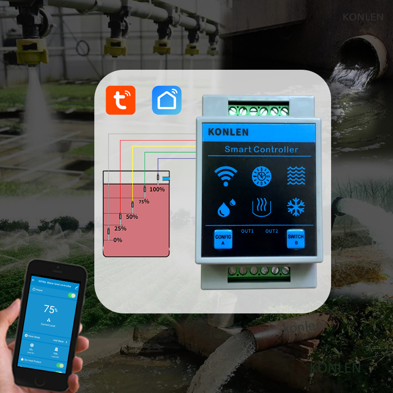 KONLEN Tuya Water Level Sensor - Wifi Water Sensor review and price