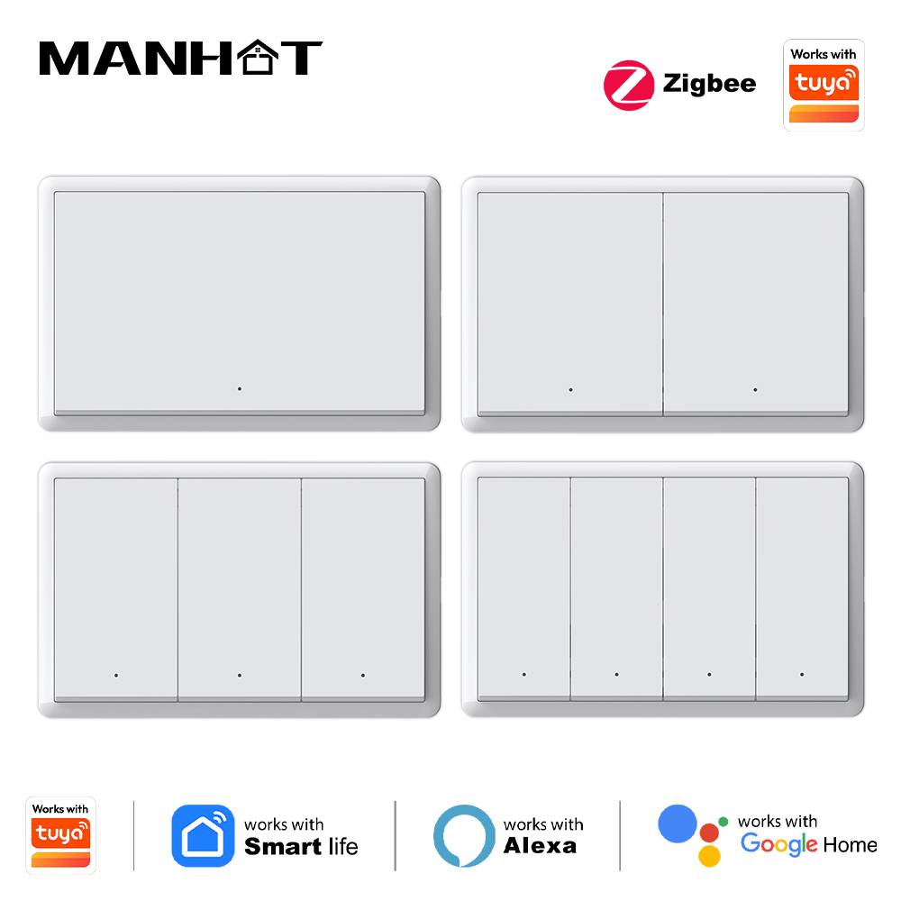 Manhot Smart zigbee Switch No  - Tuya Smart Switch review and price