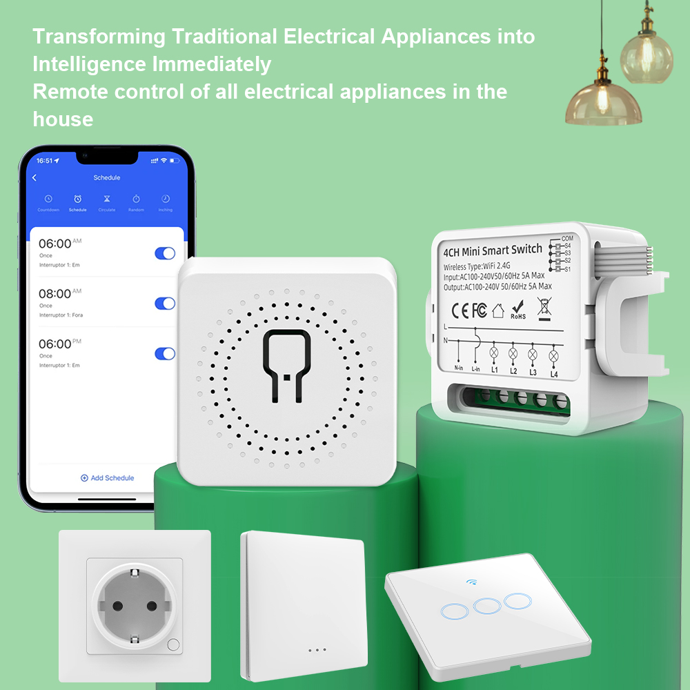 Tuya WiFi Smart Switch 1/2/3/4 - Smart Home Web review and price