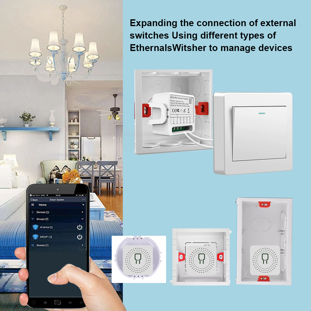 Tuya WiFi Smart Switch 1/2/3/4 - Smart Home Web review and price