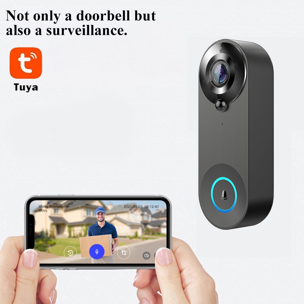 Tuya 1080P Wireless WIFI Doorb - Smart Home Video Doorbell review and price