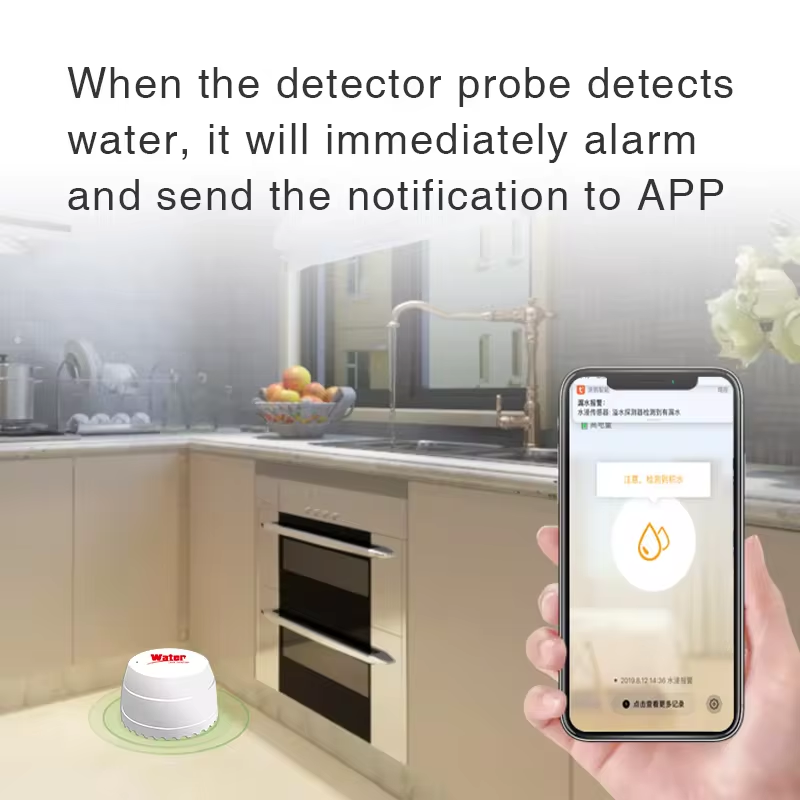 Tuya WiFi Water Leak Detector  - Wifi Water Sensor review and price