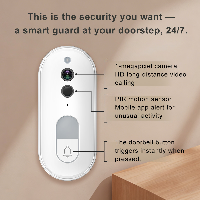 Tuya Smart Video Doorbell Wire - Smart Home Video Doorbell review and price