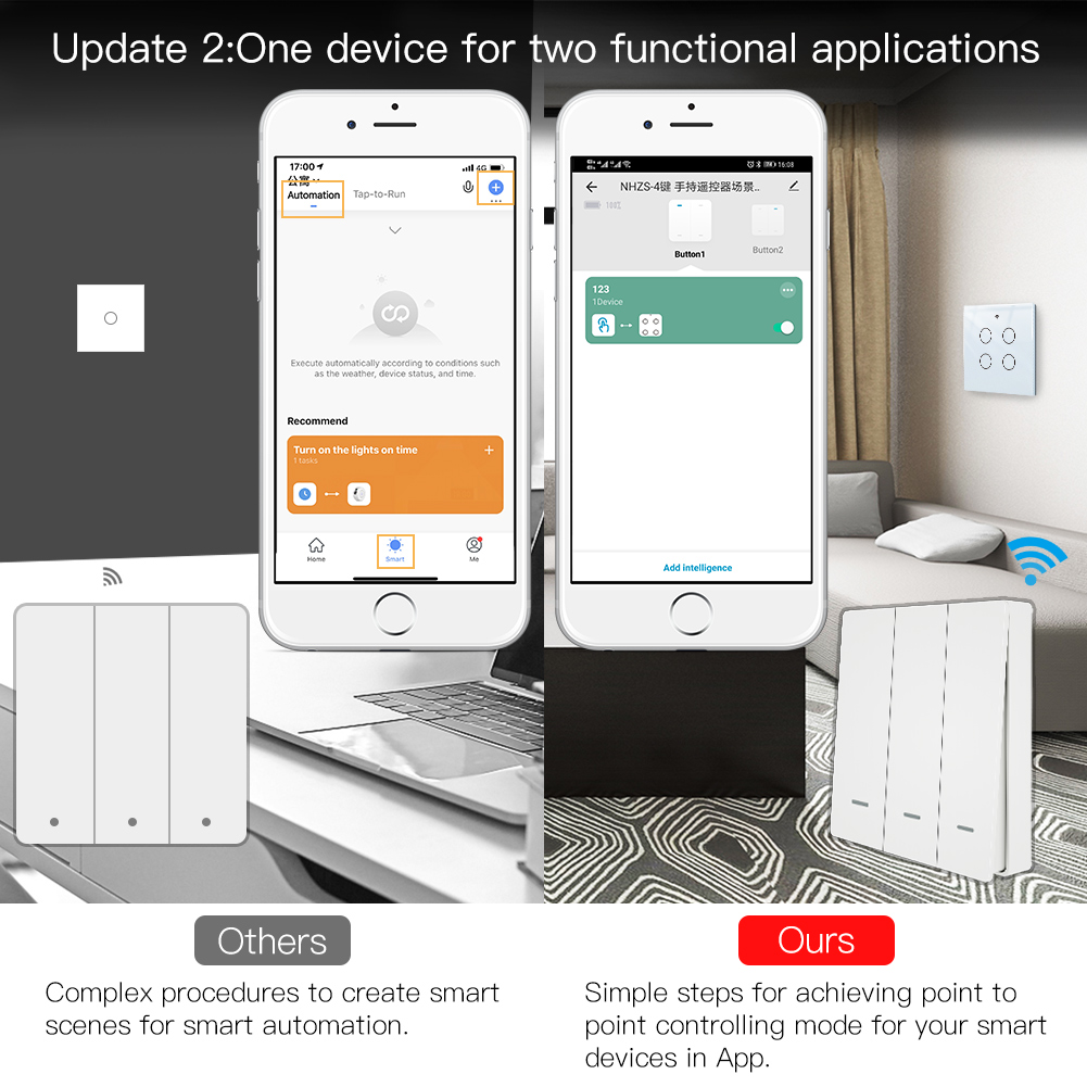 MOES Tuya ZigBee Scene Switch  - Smart Home Z Wave review and price