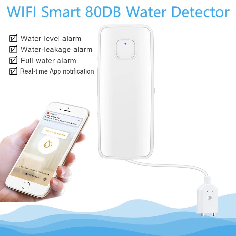 Tuya WiFi Smart Water Leak Sen - Wifi Water Sensor review and price