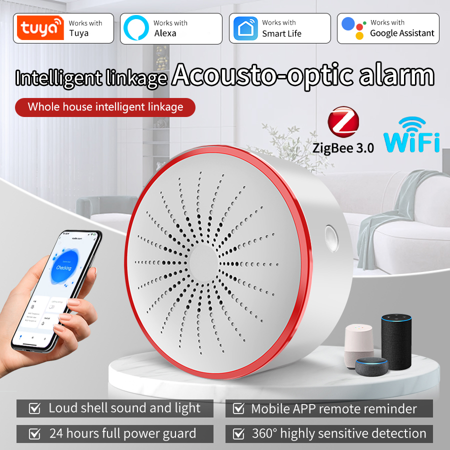 Tuya WiFi ZigBee Smart Alarm S - Smart Home Theater review and price