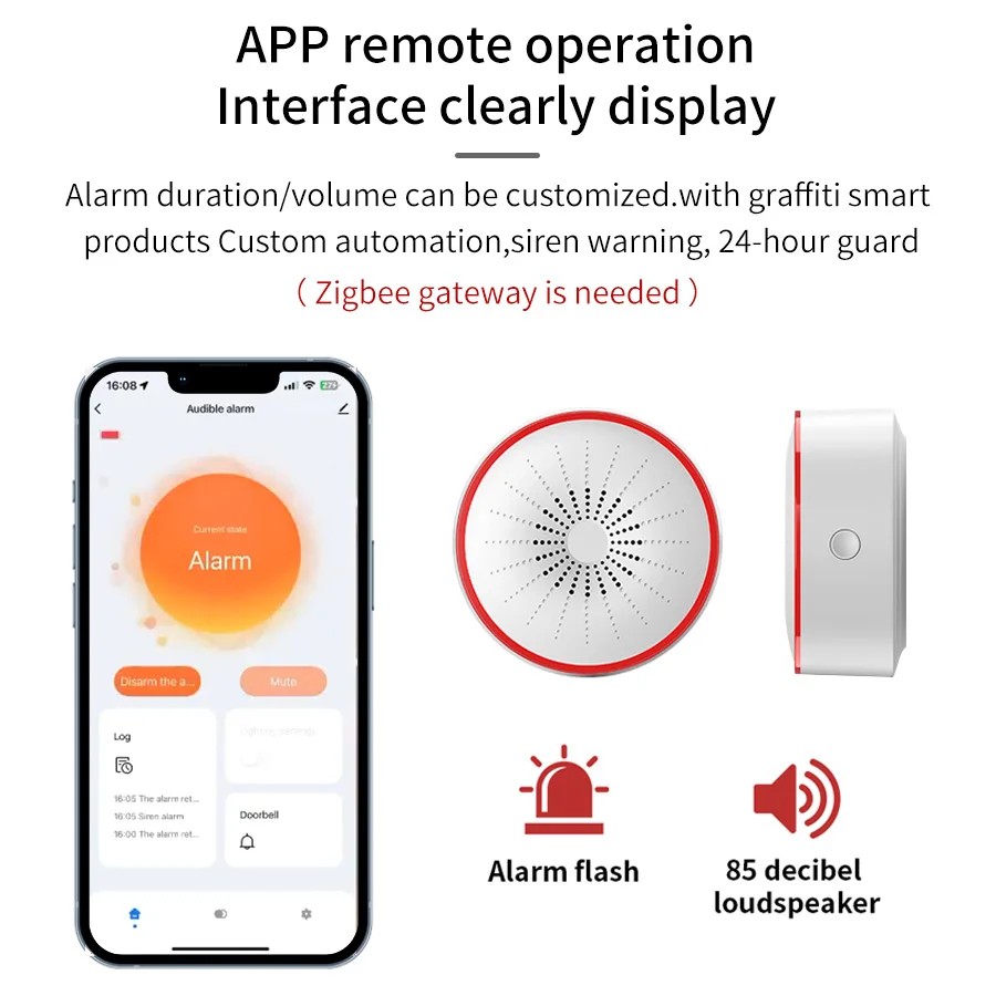 Tuya WiFi ZigBee Smart Alarm S - Smart Home Theater review and price
