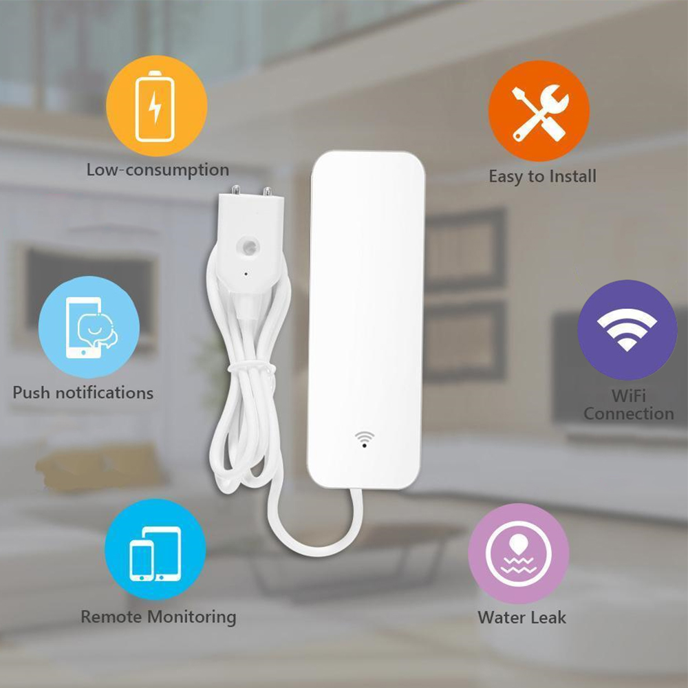 Tuya WiFi Water Leak Sensor, W - Wifi Water Sensor review and price