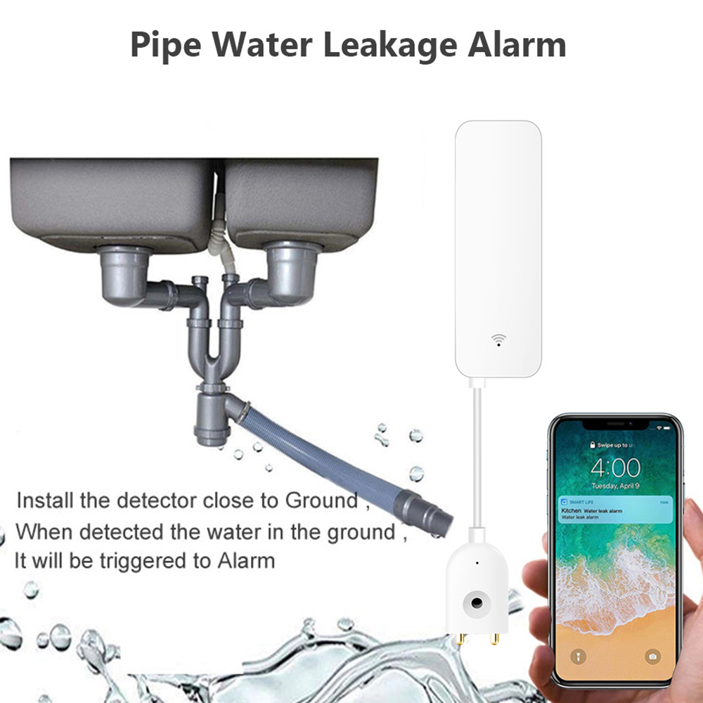 Tuya WiFi Water Leak Sensor, W - Wifi Water Sensor review and price