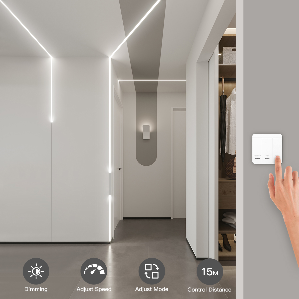 Smart Addressable1-4pcs LED St - Smart Home Furniture review and price