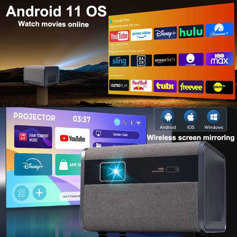 Huaweishi-J10 LED Projector, 1 - Smart Home X10 review and price