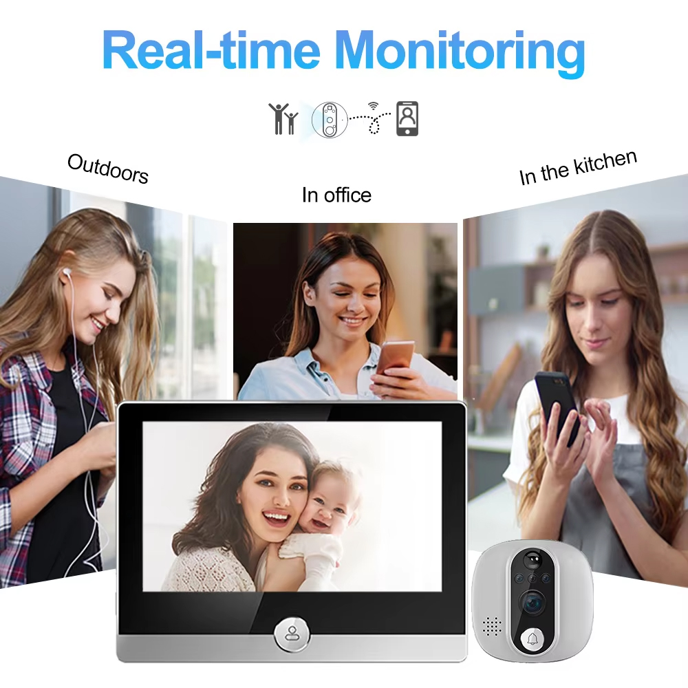 Tuya 1080P WiFi Door Bell Came - Smart Home Video Doorbell review and price