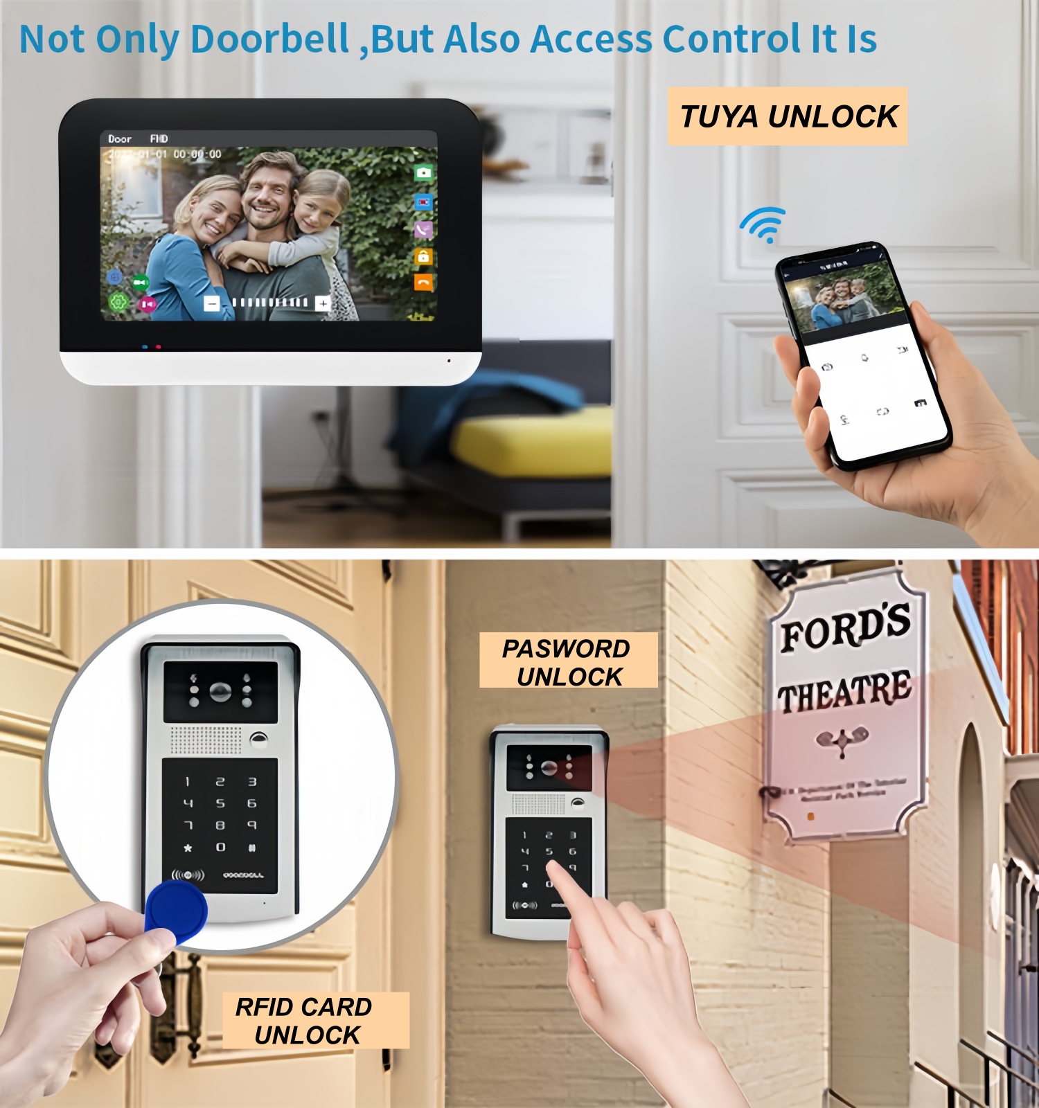 TUYA WIFI video intercom doorb - Smart Home Video Doorbell review and price
