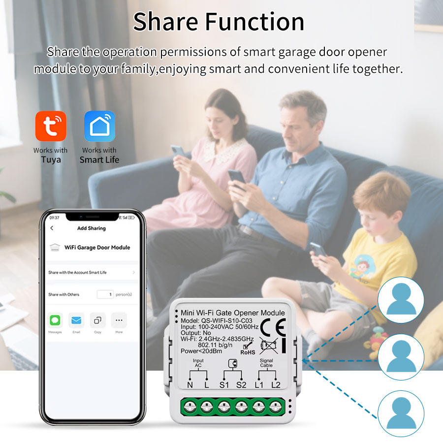 Tuya Smart WiFi or Zigbee Gara - Smart Home Web review and price