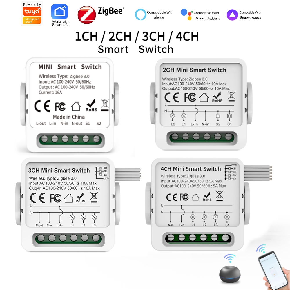 Tuya Zigbee 3.0 Smart Switch 1 - Smart Home For Living review and price