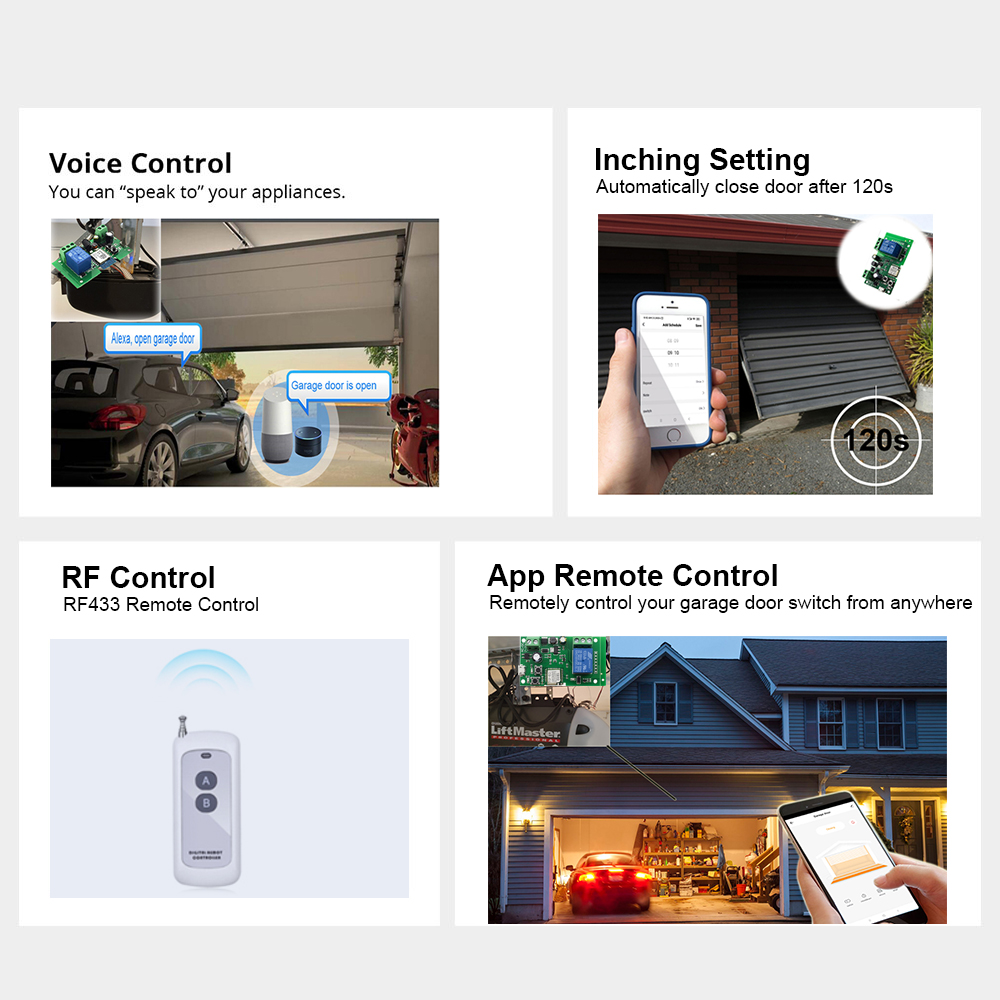 Zigbee WiFi Smart Garage Door  - Smart Home Z Wave review and price