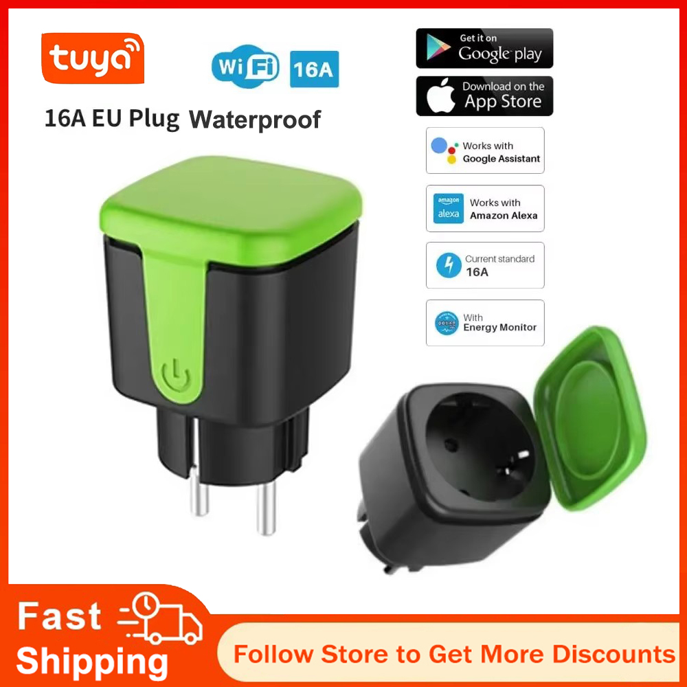 Tuya EU 16A WiFi Smart Waterpr - Smart Home For Living review and price