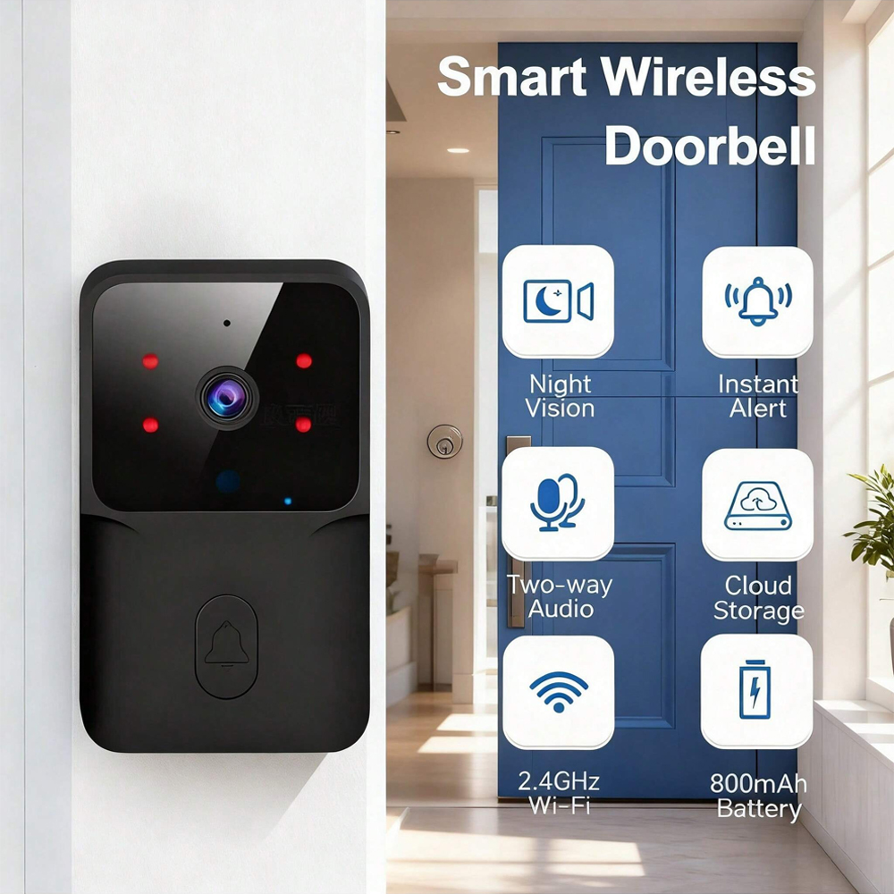 Smart WiFi Wireless doorbell I - Smart Home Video Doorbell Installation review and price