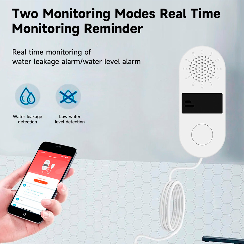 Tuya Wifi Water Leak Detector  - Wifi Water Sensor review and price