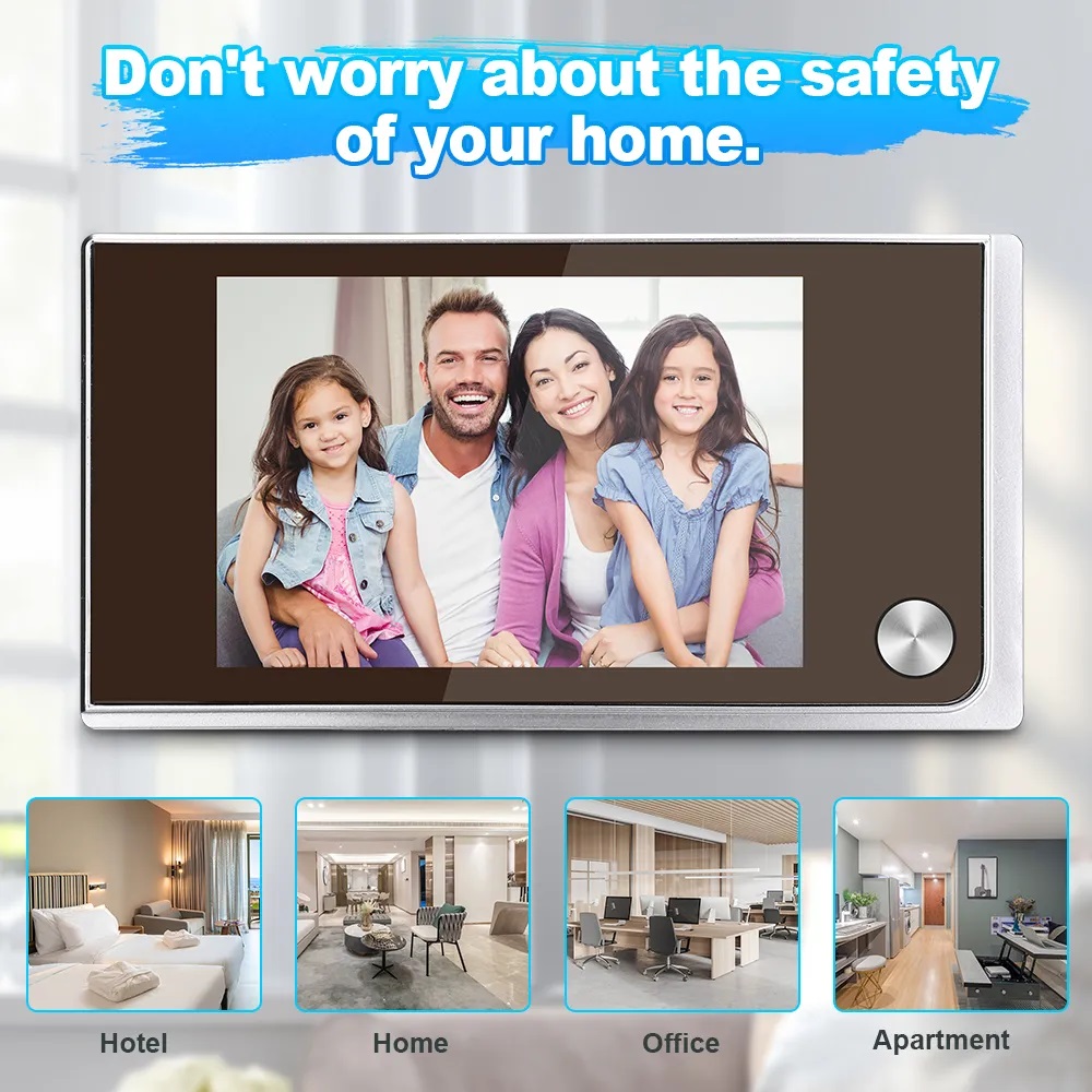 3.5 inch Camera Peephole Doorb - Smart Home Video Doorbell review and price