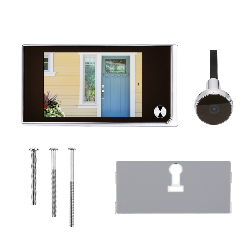 3.5 inch Camera Peephole Doorb - Smart Home Video Doorbell review and price