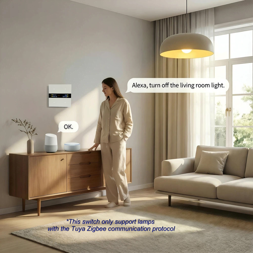 M8 Pro Zigbee Smart Switch Pan - Smart Home For Living review and price
