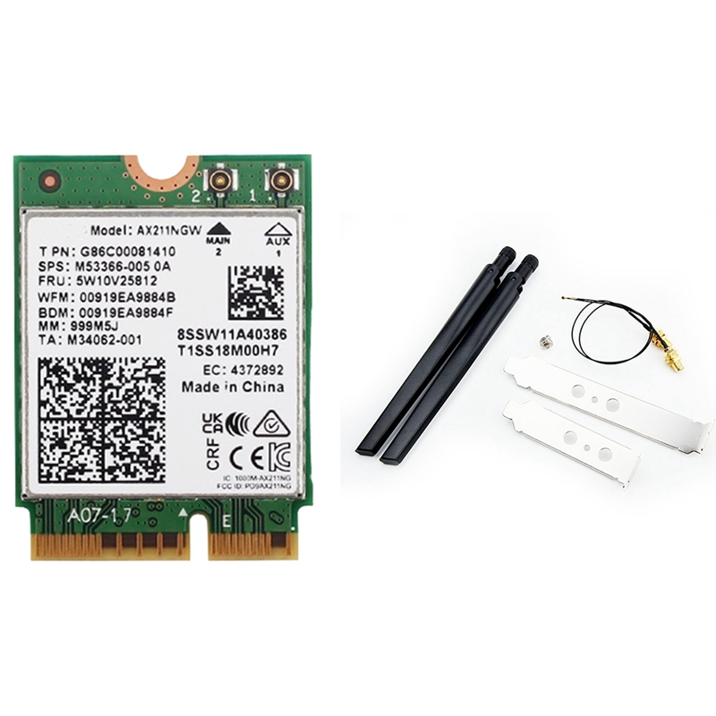 AX211NGW+Dual Antenna WiFi 6E  - Smart Home Key review and price