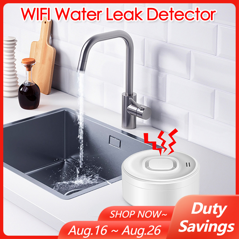 Smart WIFI Water Leak Detector - Wifi Water Sensor review and price