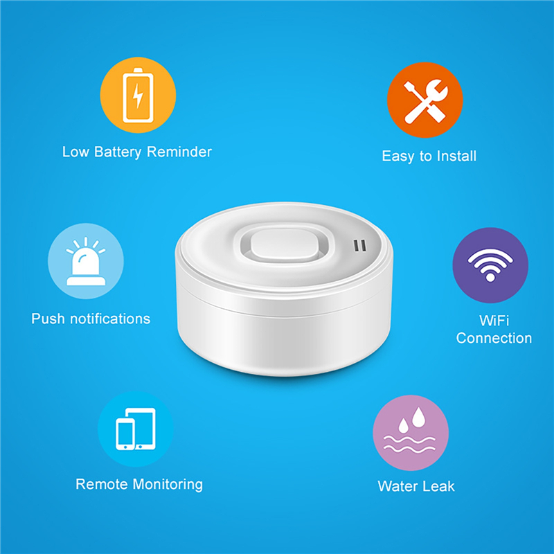 Smart WIFI Water Leak Detector - Wifi Water Sensor review and price