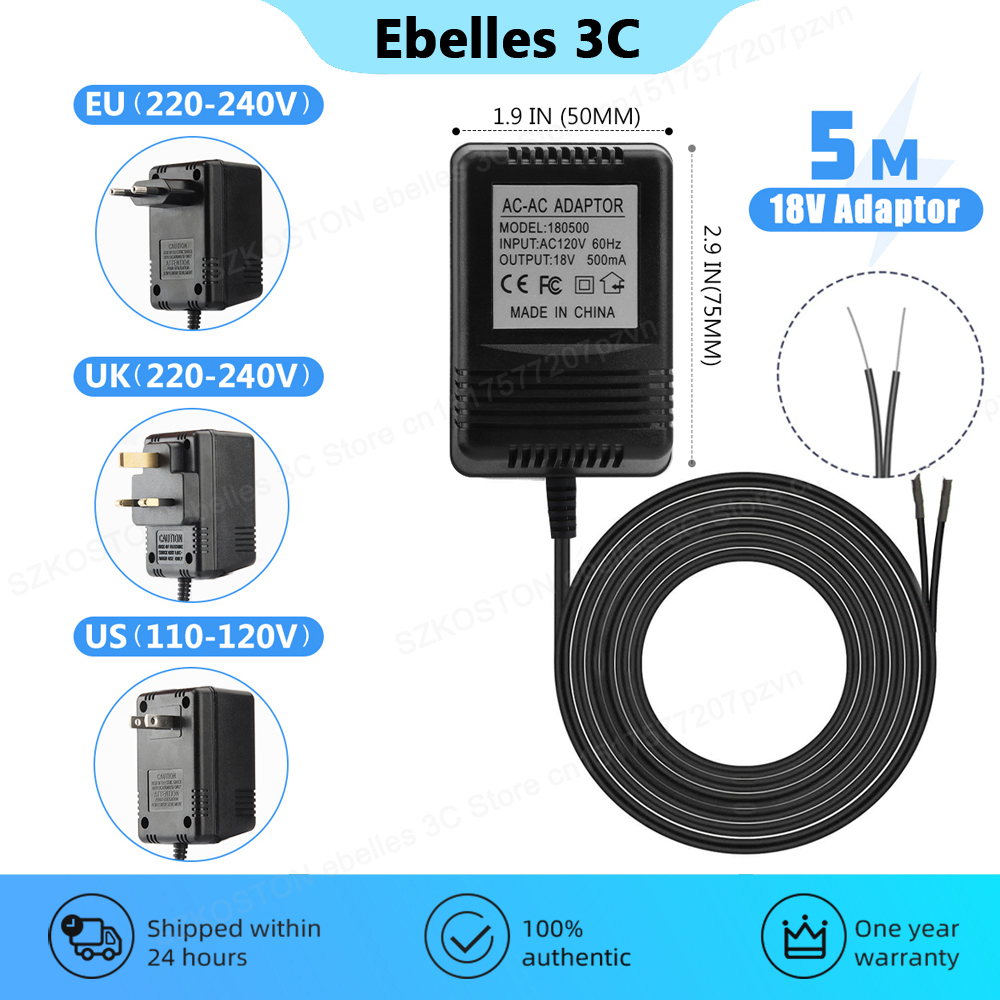 18V AC Transformer Charger for - Smart Home Video Doorbell review and price