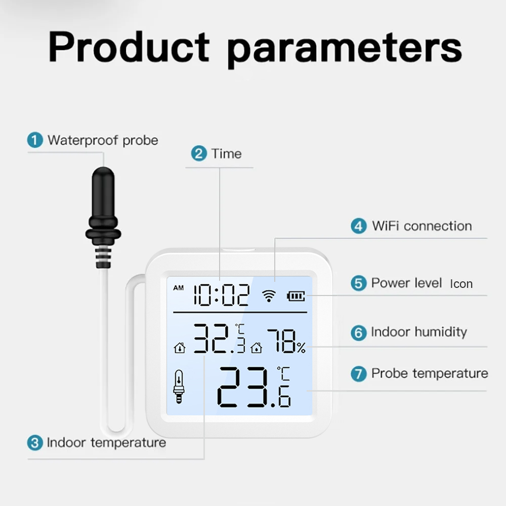 WiFi Humidity Temperature Sens - Smart Home For Living review and price