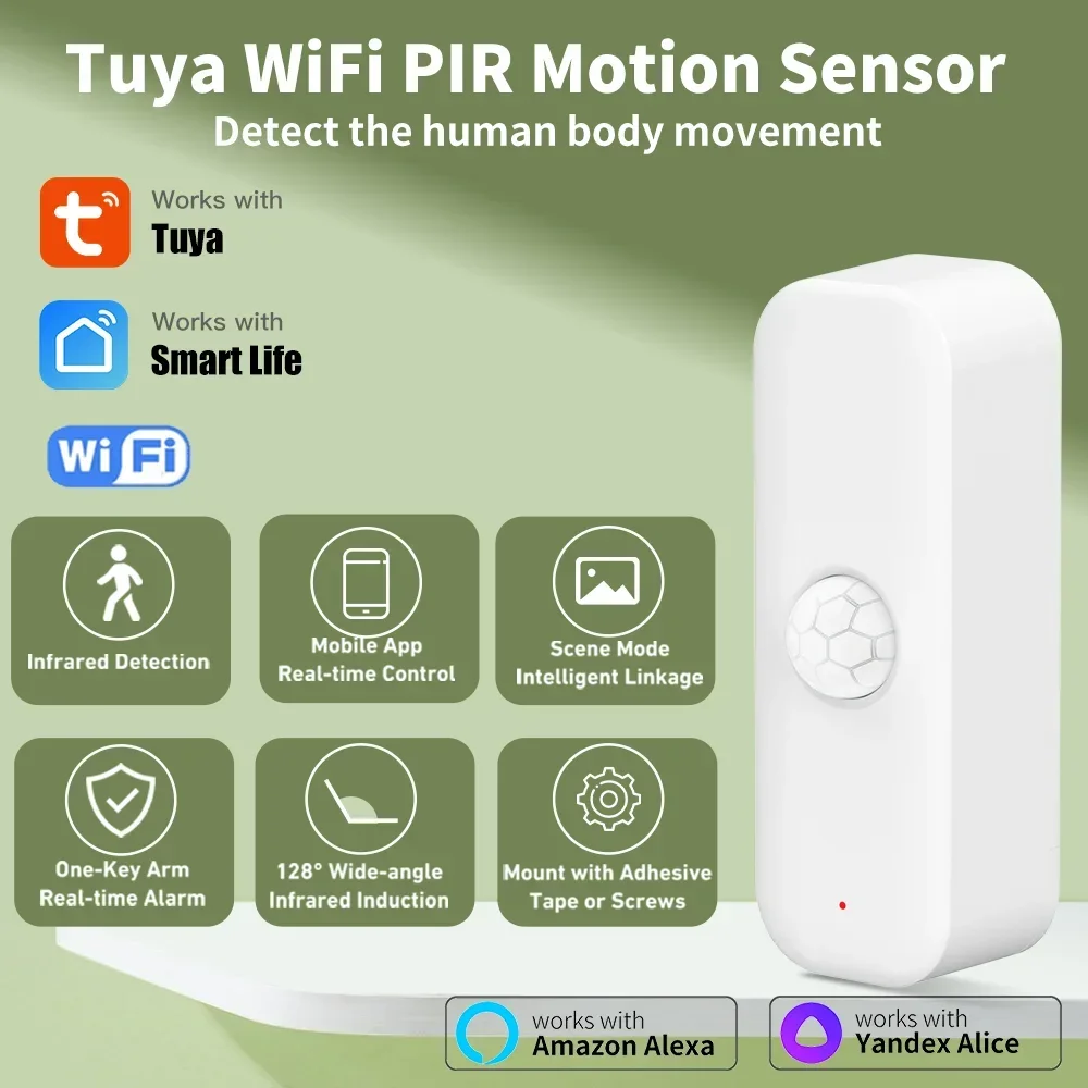 Tuya WiFI Motion Sensor PIR Sm - Smart Home Web review and price