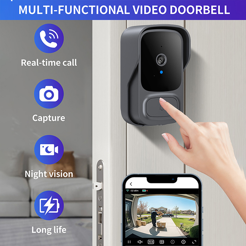 Tuay Wifi Doorbell Camera With - Smart Home Video Doorbell Installation review and price