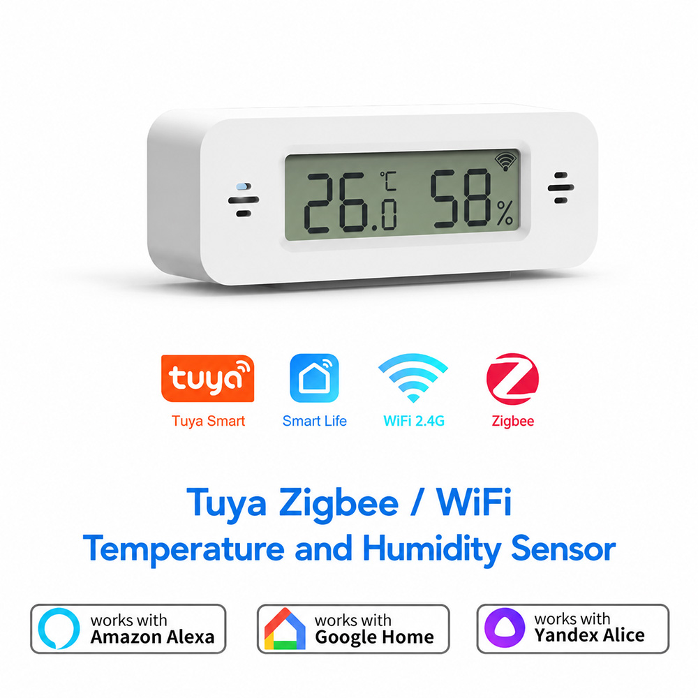 Tuya Zigbee WiFi Mini Temp & H - Smart Home Tablet review and price