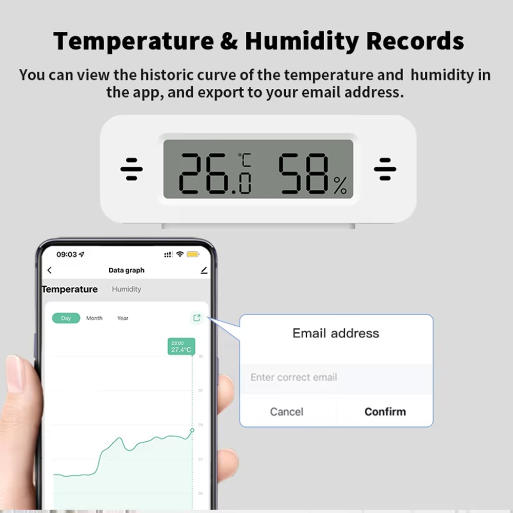 Tuya Zigbee WiFi Mini Temp & H - Smart Home Tablet review and price