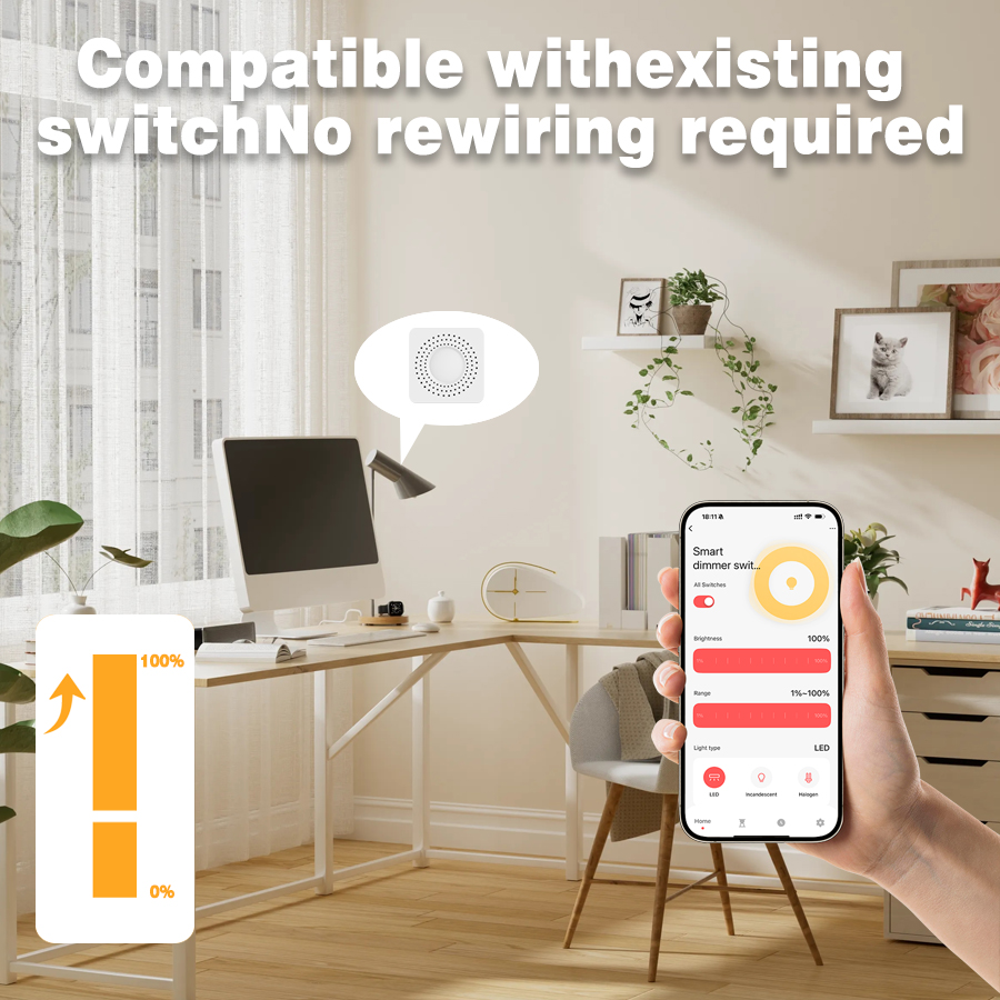Tuya WiFi Hidden Dimmer Switch - Tuya Smart Switch review and price