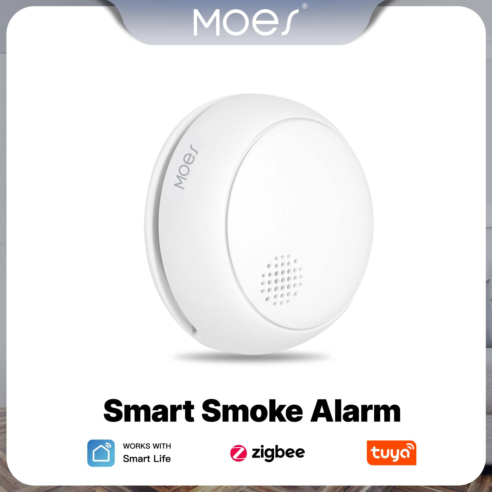 MOES ZigBee Smart Smoke Alarm  - Smart Home Theater review and price