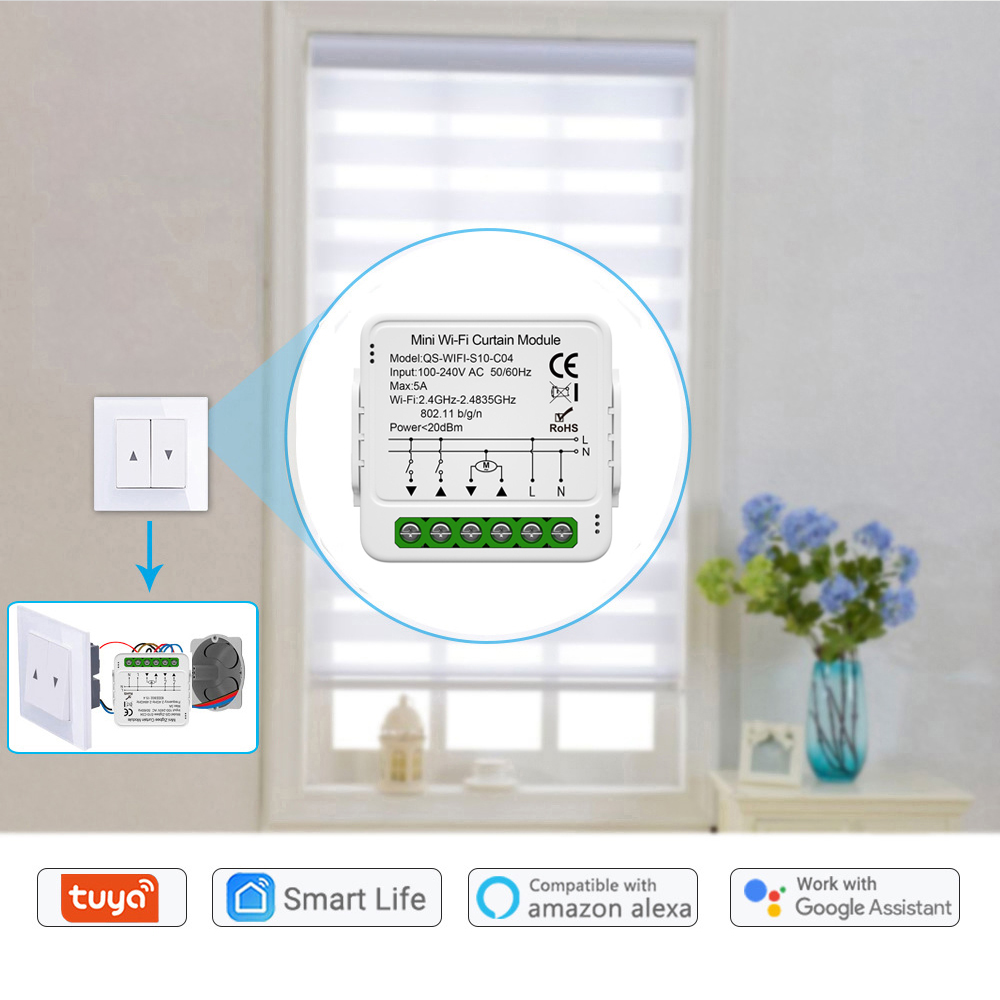 Tuya WiFi Zigbee Smart Curtain - Smart Home Z Wave review and price